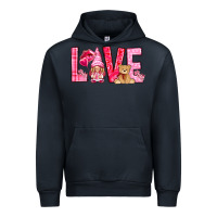 Navy Love with gnome Valentine's Day Urban Hoodie - HowdyJamesFarm