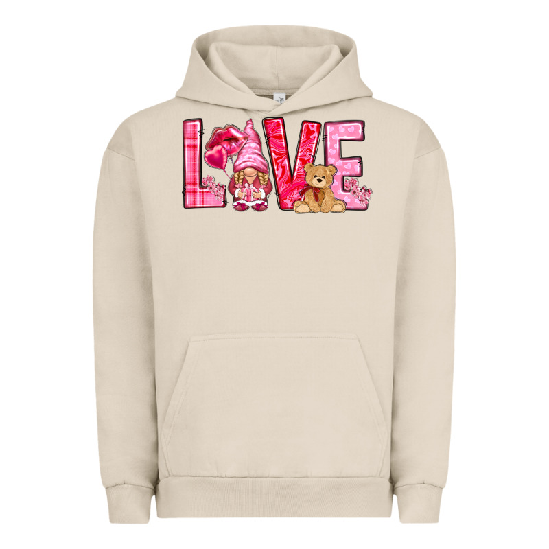 Love With Gnome Valentine's Day Urban Hoodie by HowdyJamesFarm | Teevron