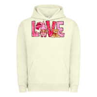 Pigment Pistachio Love with gnome Valentine's Day Urban Hoodie - HowdyJamesFarm