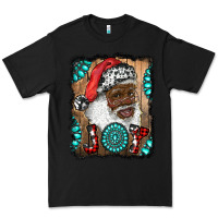 Black african american santa joy Premium Tee - RanaPortraitStore