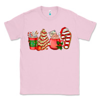 Bubblegum Pink christmas tree cake and coffee cups ado Classic Tee - AdoDesignShop