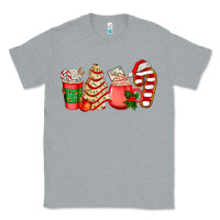 Heather Grey christmas tree cake and coffee cups ado Classic Tee - AdoDesignShop
