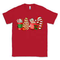 Red christmas tree cake and coffee cups ado Classic Tee - AdoDesignShop