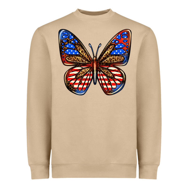 4th Of July Butterfly Heavyweight Sweatshirt by BundleAndBundleShop | Teevron