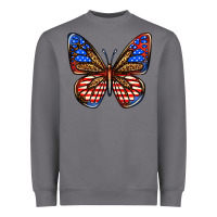 Storm 4th of july butterfly Heavyweight Sweatshirt - BundleAndBundleShop
