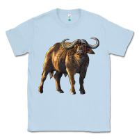 Dusty Blue Buffalo Classic Tee - LillyAllenDesigns