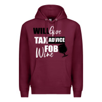 Burgundy Tax Day Will Give Advice For Beer Gift Premium Hoodie - Bettercallsaul