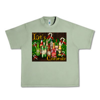 Oil Green Christmas cocktail Urban Heavy Tee - AdoDesignShop