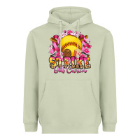 Matcha strike out cancer softball Heavyweight Hoodie - Artiststas