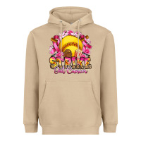 Mushroom strike out cancer softball Heavyweight Hoodie - Artiststas