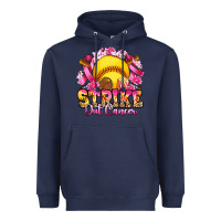 Navy strike out cancer softball Heavyweight Hoodie - Artiststas