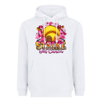 White strike out cancer softball Heavyweight Hoodie - Artiststas
