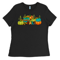 Black hello fall Ladies Tee - JahusDesignShop