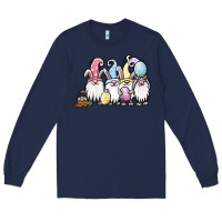 Navy easter bunny gnomes Long Sleeve Tee - Jasminsmagicworld