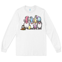 White easter bunny gnomes Long Sleeve Tee - Jasminsmagicworld