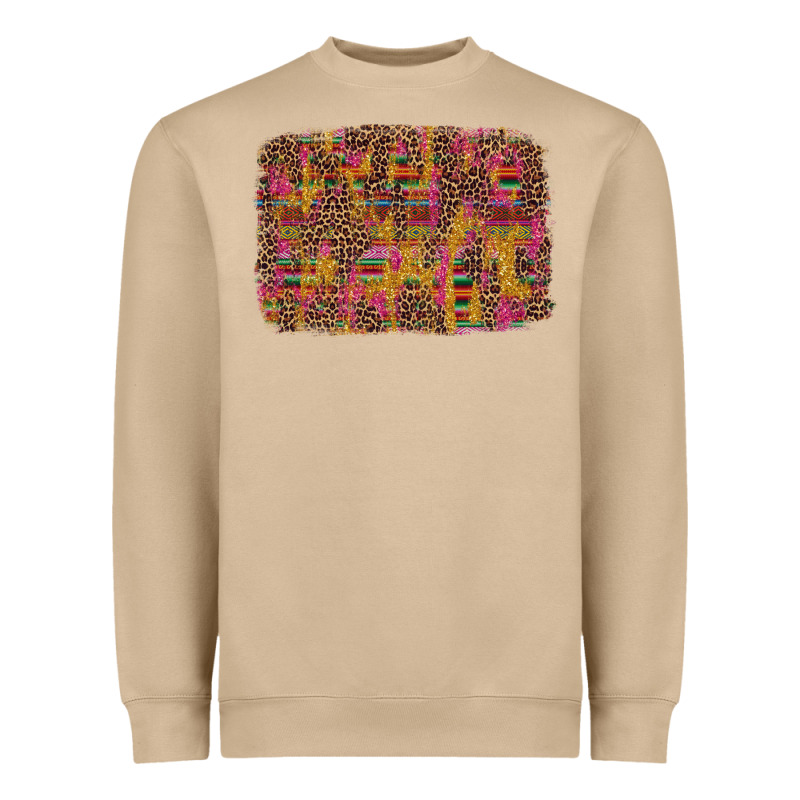 Cinco De Mayo Leopard Glitter Heavyweight Sweatshirt by Artiststas | Teevron