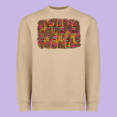 Cinco De Mayo Leopard Glitter Heavyweight Sweatshirt Designed By Artiststas
