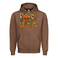 Chestnut camp fire legend Zipper Hoodie - NancyCooperArtShop