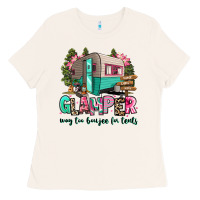 Bone glamper way too boujee for tents 2 Ladies Tee - RanaPortraitStore