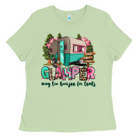 Matcha glamper way too boujee for tents 2 Ladies Tee - RanaPortraitStore