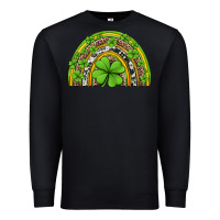 Black western st patricks rainbow Premium Sweatshirt - Jasminsmagicworld