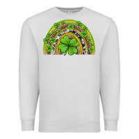 Dove Grey western st patricks rainbow Premium Sweatshirt - Jasminsmagicworld