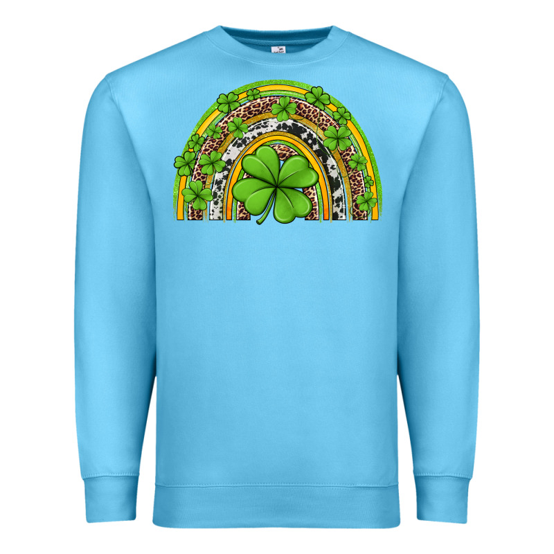 Western St Patricks Rainbow Premium Sweatshirt by Jasminsmagicworld | Teevron