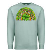 Seafoam western st patricks rainbow Premium Sweatshirt - Jasminsmagicworld