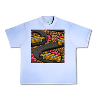 Grape Ice flower leopard school bus seamless pattern Urban Heavy Tee - BundleAndBundleShop