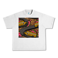 Lunar Rock flower leopard school bus seamless pattern Urban Heavy Tee - BundleAndBundleShop
