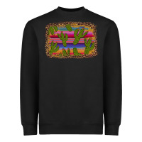 Black cinco de mayo leopard frame Heavyweight Sweatshirt - Artiststas