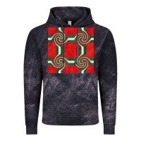 Cloud Black retro christmas seamless pattern Vintage Hoodie - BundleAndBundleShop