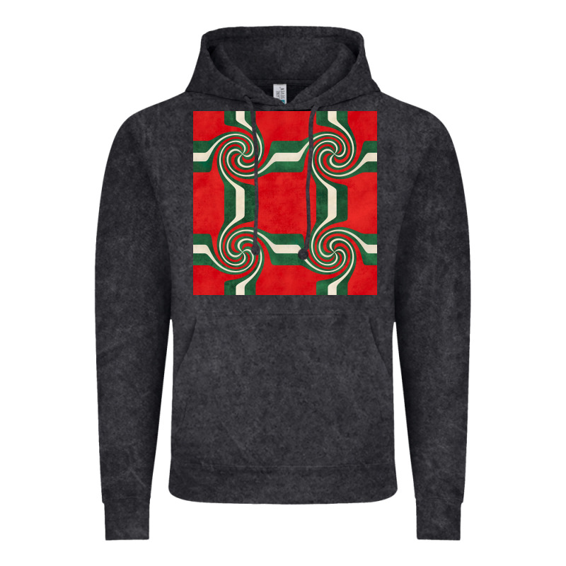Retro Christmas Seamless Pattern Vintage Hoodie by BundleAndBundleShop | Teevron
