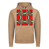 Vintage Coffee retro christmas seamless pattern Vintage Hoodie - BundleAndBundleShop