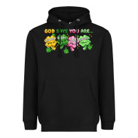 Black st. patrick's day god says you are Heavyweight Hoodie - Artiststas