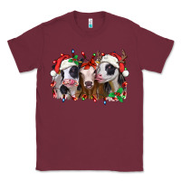 Burgundy funny christmas heifers Classic Tee - Jasminsmagicworld