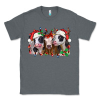 Charcoal Heather funny christmas heifers Classic Tee - Jasminsmagicworld