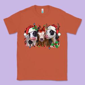 Funny Christmas Heifers Classic Tee Designed By Jasminsmagicworld