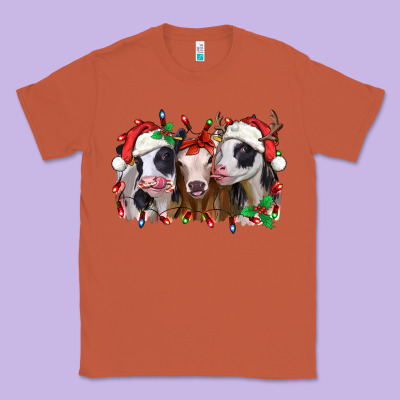 Funny Christmas Heifers Classic Tee Designed By Jasminsmagicworld
