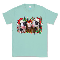 Seafoam funny christmas heifers Classic Tee - Jasminsmagicworld