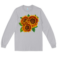 Moon Dust tiger eyes sunflower Long Sleeve Tee - LillyAllenDesigns