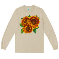 Mushroom tiger eyes sunflower Long Sleeve Tee - LillyAllenDesigns