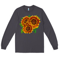 Smoke tiger eyes sunflower Long Sleeve Tee - LillyAllenDesigns
