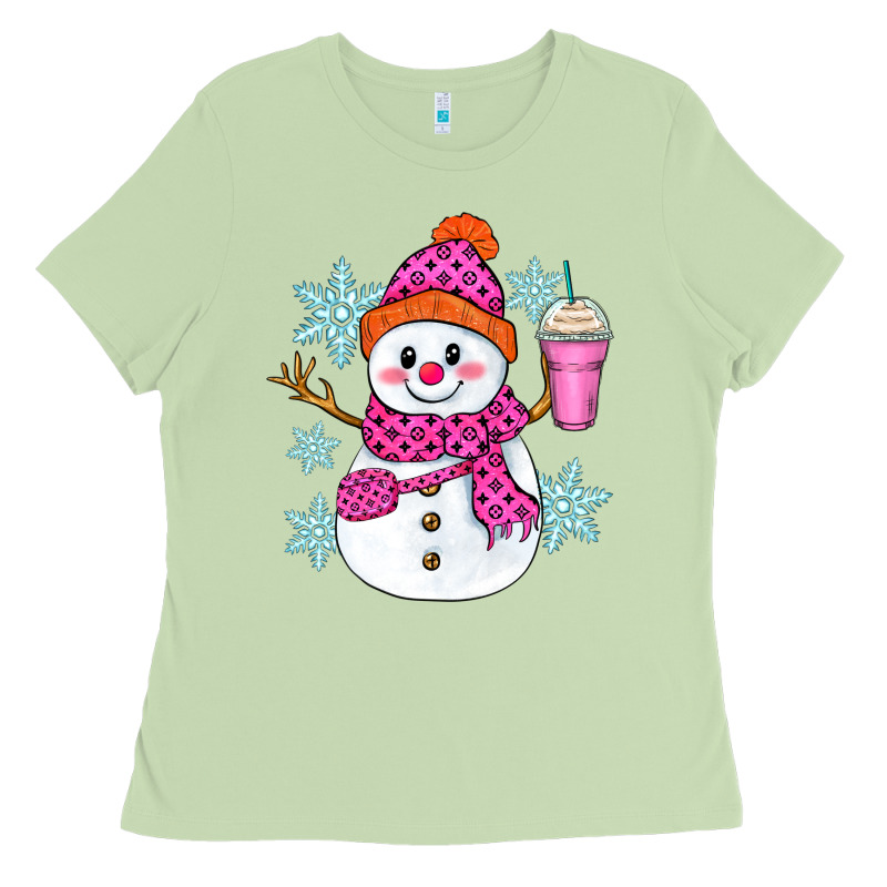 Bougie Snowman Ladies Tee by Zillion Design Studio | Teevron