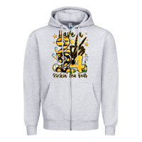 Heather Grey have rockin' new year 2024 Zipper Hoodie - MaliasSmallBusiness