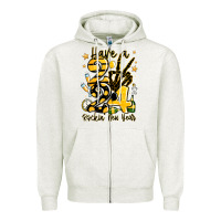 Oatmeal Heather have rockin' new year 2024 Zipper Hoodie - MaliasSmallBusiness