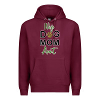 Burgundy Wife Dog Mom Aunt Premium Hoodie - Bettercallsaul