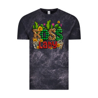 Cloud Black boss lady with money and cactus Vintage Tee - AdoDesignShop