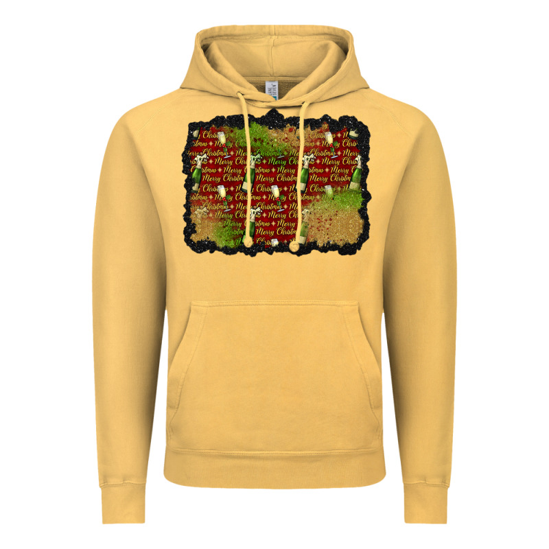 Christmas Champagne Background Vintage Hoodie by BundleAndBundleShop | Teevron