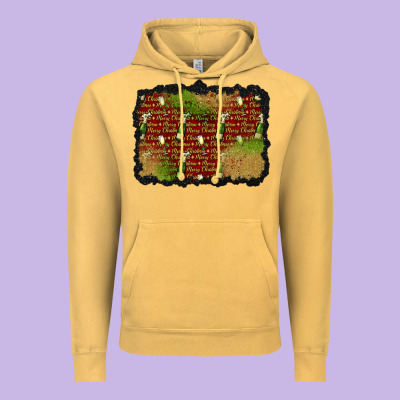 Christmas Champagne Background Vintage Hoodie Designed By Bundleandbundleshop